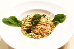 RISOTTO TRUFFLE AND MUSHROOMS